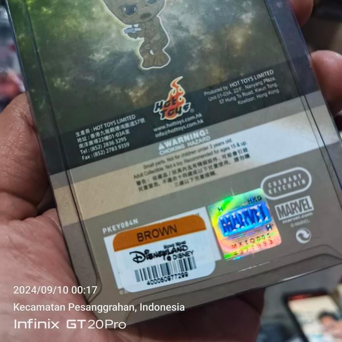 HOT SALE HOT TOYS COSBABY KEYCHAIN GROOT INFINITY WAR ORIGINAL TERMURAH