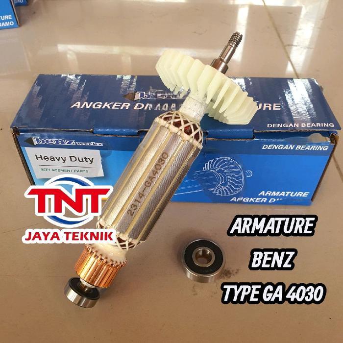 DIV1 BENZ ARMATURE GA4030 GA4034 ANGKER ROTOR ARMATURE GERINDA MAKITA GA 4030 GA 4034 BENZ