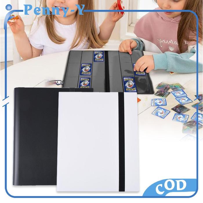 360pcs Album Kartu Besar 9 Slot Buku Koleksi Kartu A4 Card Album Buku Koleksi Kartu