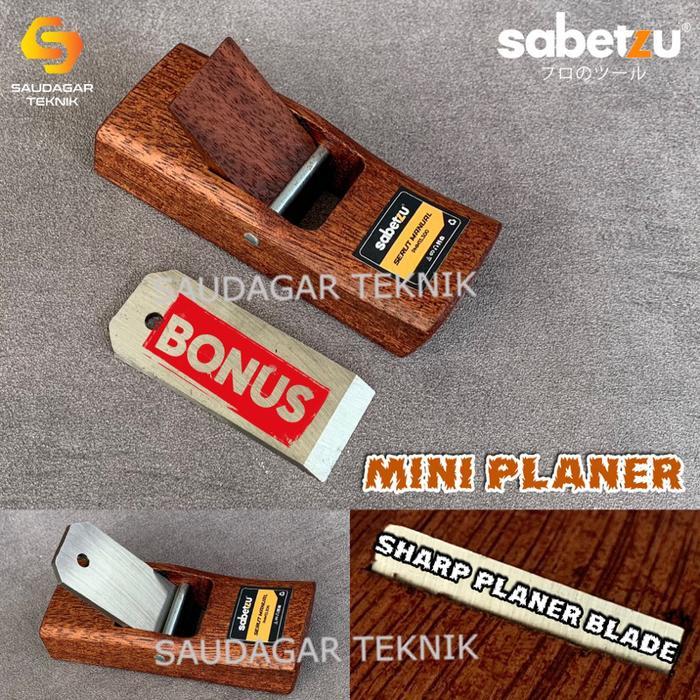 DIV1 Alat Serut Kayu Mini Hand Planer Sabetzu Kayu Mini Ketam Mini Alat Serutan Kayu Kecil