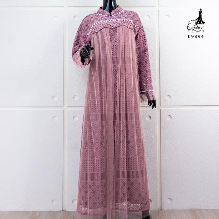 GAMIS OZIAS BALIYA RUMBAI 09894 LD 105 & LD 120 I Fashion Kondangan Muslim I Dress Pesta Santai Panj
