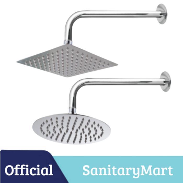 Wall Shower - Shower Mandi - Shower tanam stainless