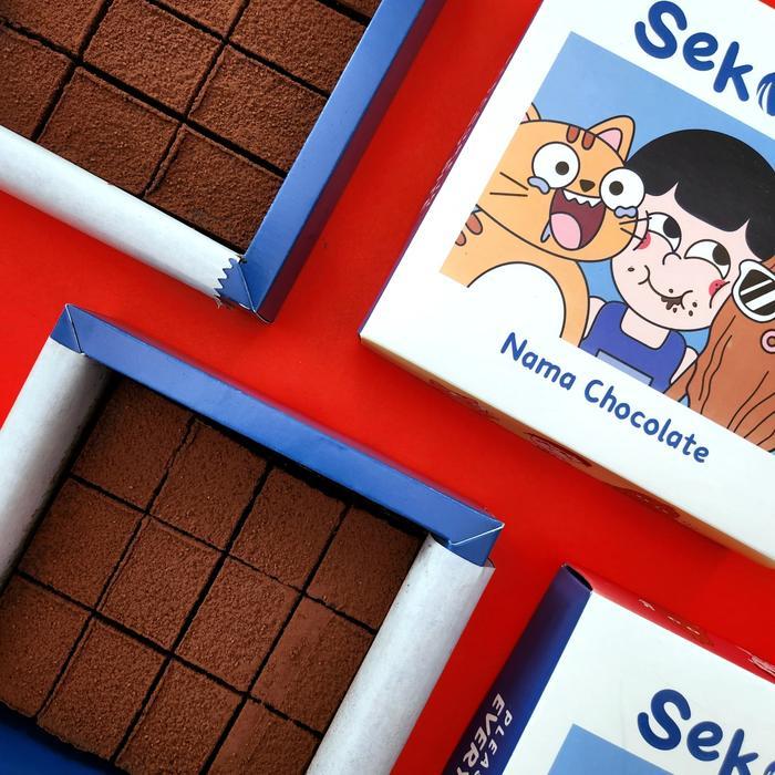 Sekotak Nama Chocolate Dark Chocolate Cokelat Jepang Premium