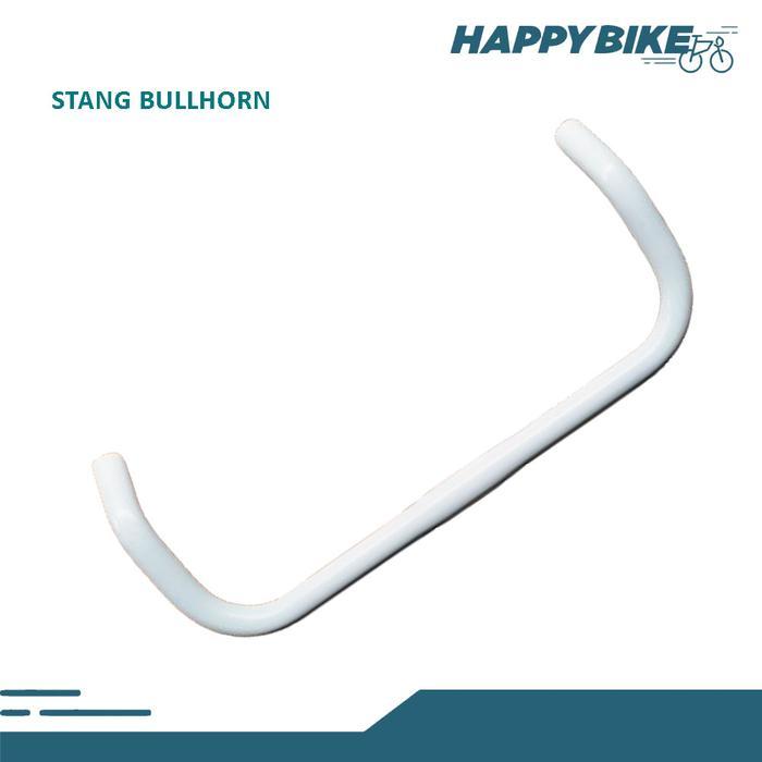 HAPPYBIKE STANG SEPEDA BULLHORN STANG FIXIE TANDUK BULLHORN STANDARD