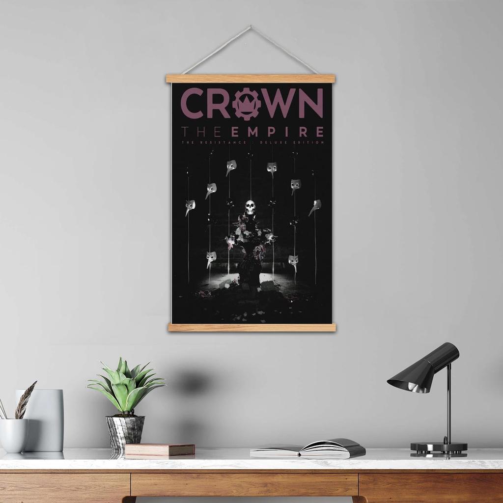 Crown The Empire Framed Wall Painting Canvas Art Poster and Wall Art Modern Family Bedroom Decor