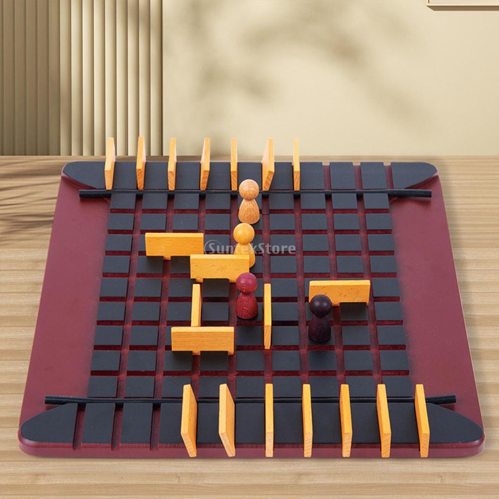 Chess Board Game Desktop Toy Logical Montessori 2 Player Battle Puzzle Board Game for Travel