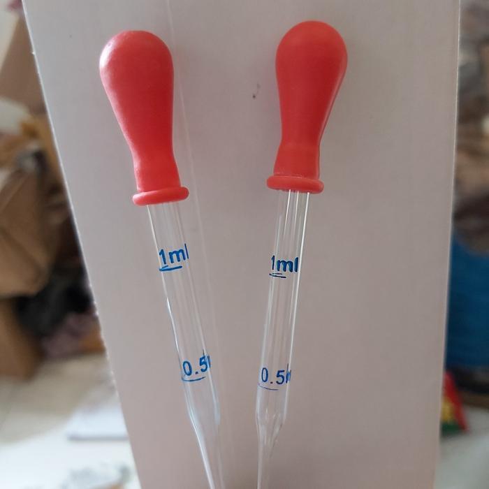 PIPET 1ML SKALA PYREX (KACA TEBAL)