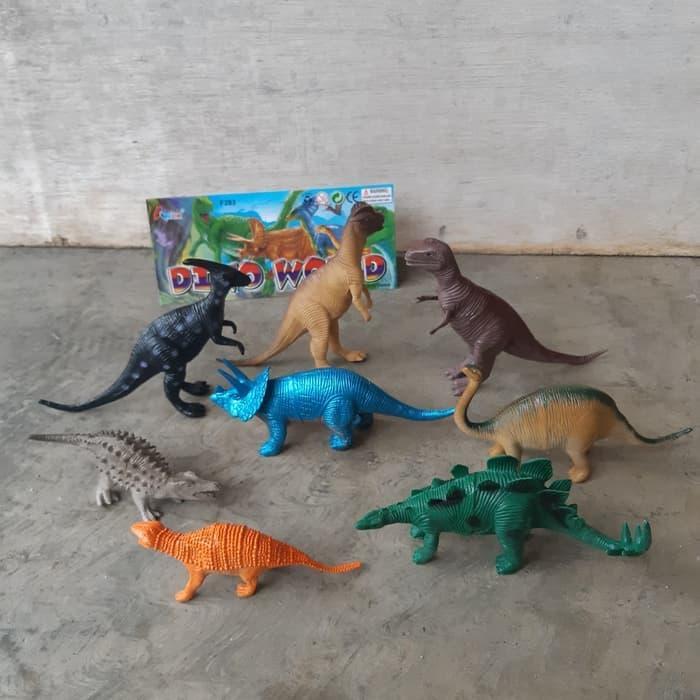 Mainan set hewan dinosaurus ukuran besar - dino world animal jumbo