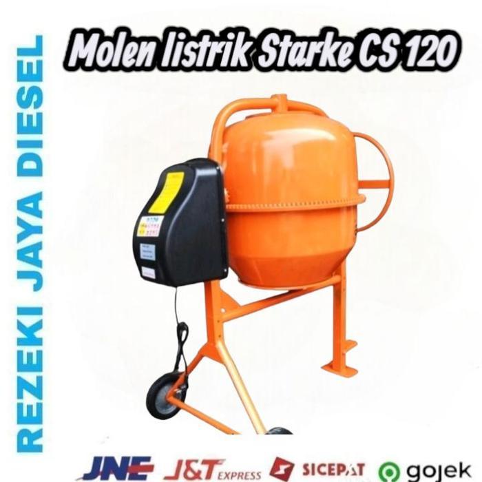 Molen listrik merek Starke CS 120 atau molen mini starke 120 liter