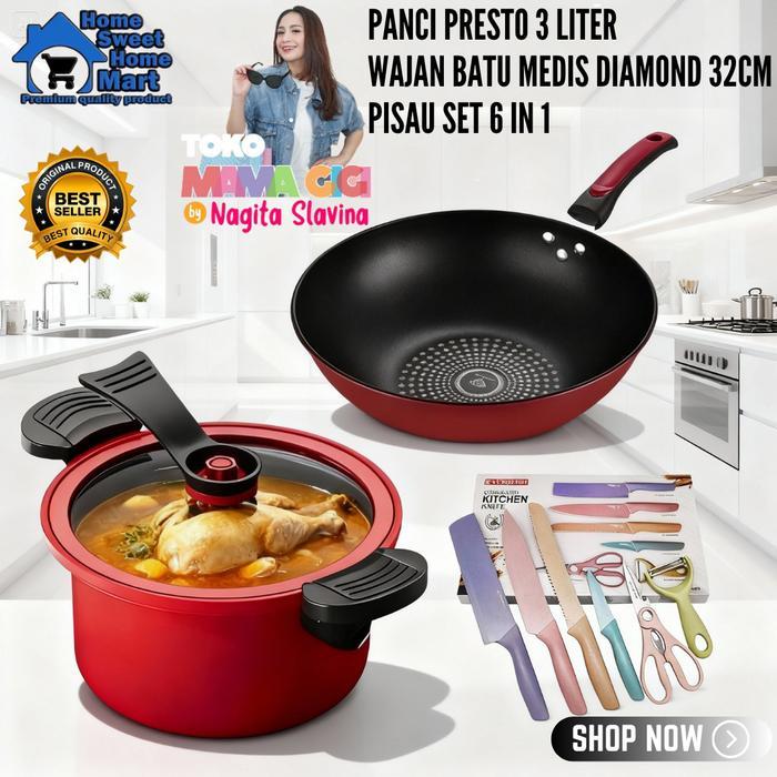 [TOKO MAMA GIGI X HSH.M] BELI LOKAL PAKET HAMPERS CERIA 8IN1 MAMA GIGI (PANCI PRESTO,WAJAN ANTI