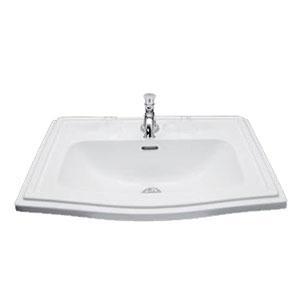 Toto Wastafel - Wash Basin warna White LW781CJ Body Only (Go-send)
