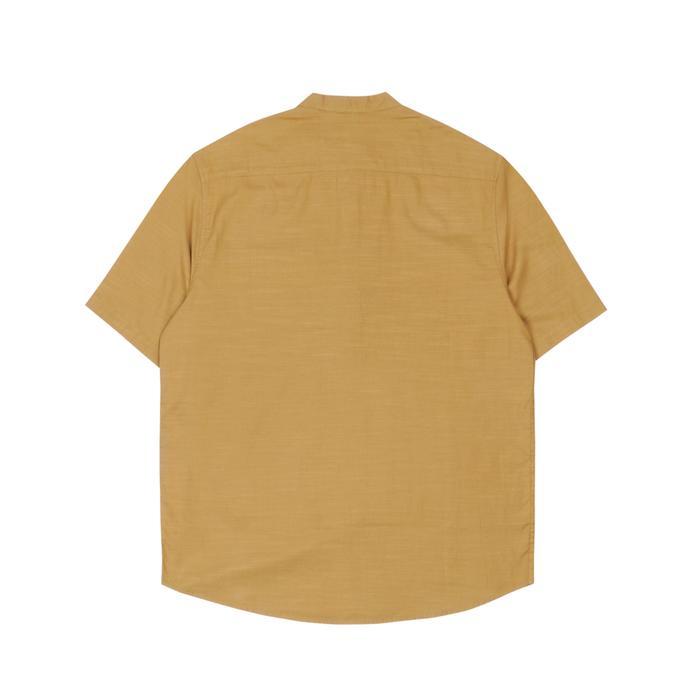 MGee Baju Koko Lengan Pendek Kemeja Pria Mgee Alfero C098 Mustard