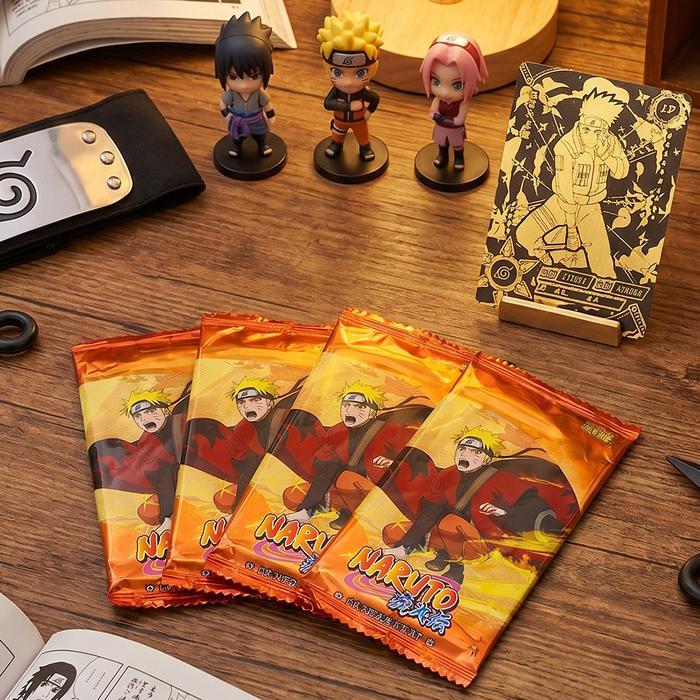 KAYOU Koleksi Kartu Naruto-Inheritance Konoha Ninja Scroll Eksklusif Untuk Penggemar Naruto Ideal