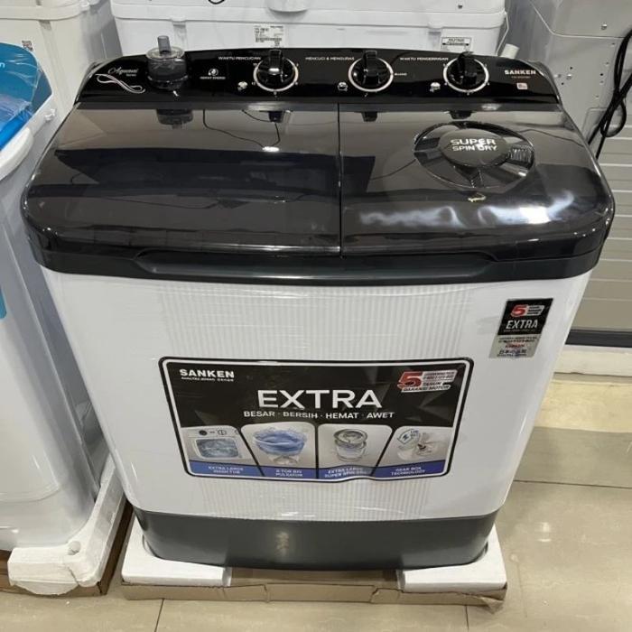 SANKEN MESIN CUCI 2 TB TW-8900BK / TW 8900 BK - 8Kg