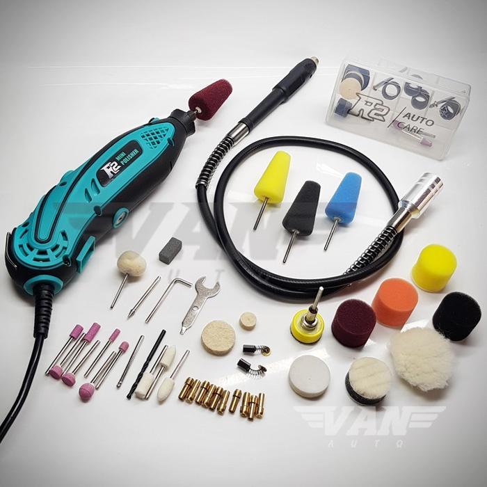 Mini Polisher / Mesin Poles Mini / Mini Nano Polisher / Paket Mesin Poles Mini Dengan ABS Bag