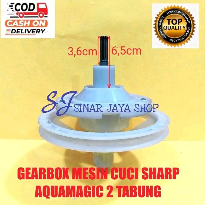 GEAR MESIN CUCI AQUAMAGIC SHARP 2 TABUNG