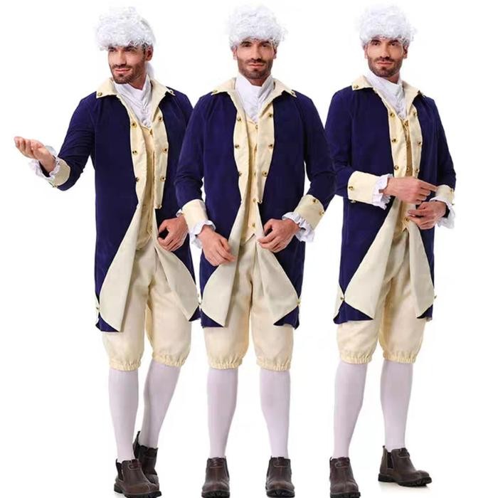 EUROPEAN ENGLAND MAN WILLIAM SHAKESPEARE HALLOWEEN COSTUME PRIA MAN COSTUME HALLOWEEN PRIA DEWASA