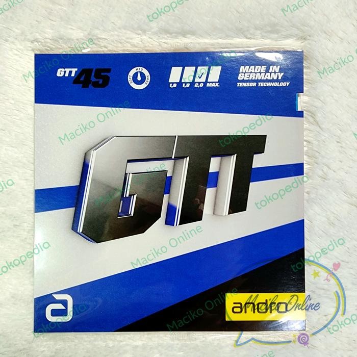 Andro GTT 45 2.0 mm ~ Karet Pingpong Andro GTT45 best seller