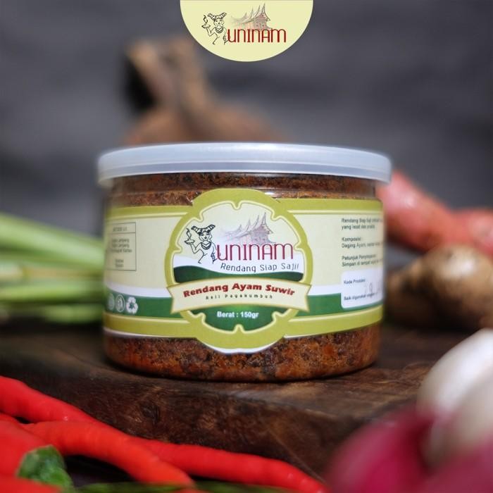 Stok Baru Rendang Ayam Suwir 150gr / Rendang Ayam Suwir Uninam