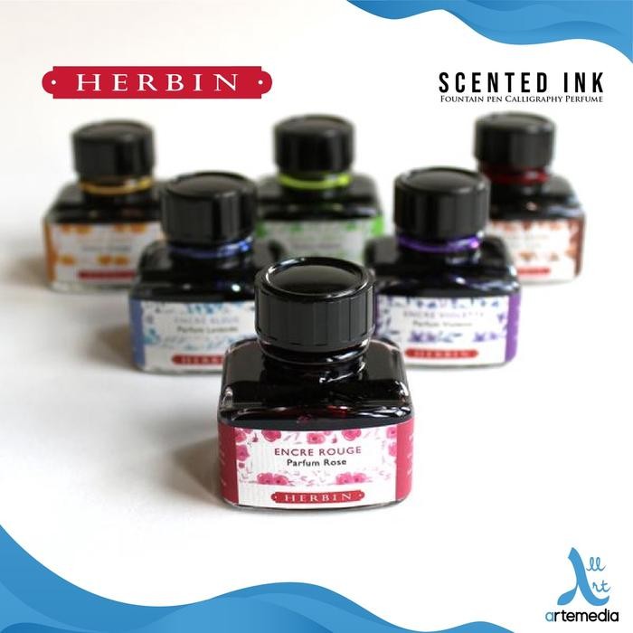 

Bisa E-Faktur! Herbin Scented Ink For Calligraphy & Fountain Pen Tinta Herbin Wangi Parfum