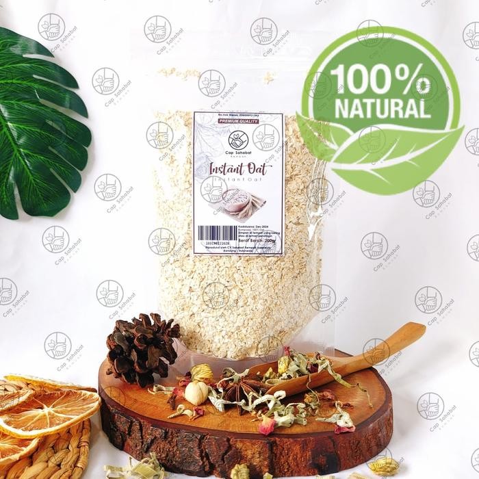 

Premium 200gr Instant Oats / Quick Rolled Oat / Gandum Utuh / JSR 100% PREMIUM