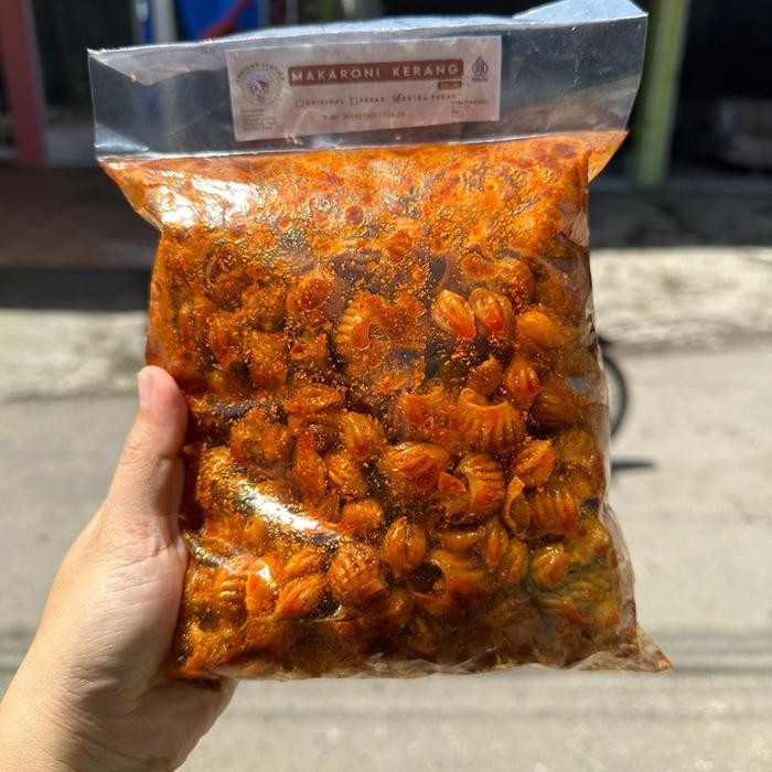 

Pilihan- 500 Gr Kerang Gurih Pedas Jeruk - Cemilan Sartika Makaroni Kering