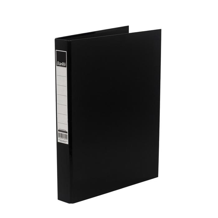 

Bantex Laminated Ring Binder 2 Ring 25mm A4 Black 1130 10