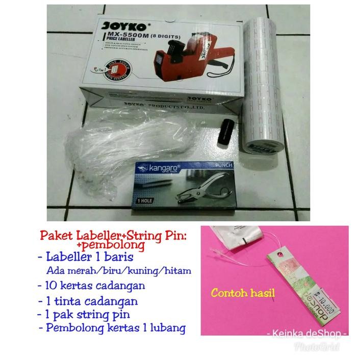 

ALAT CETAK LABEL HARGA LABELLER STRING LOOP LOCK PIN PLASTIK PEMBOLONG