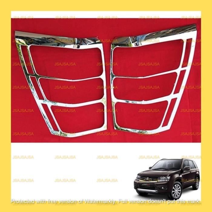 Garnish Lampu Belakang Suzuki Grand Vitara Chrome