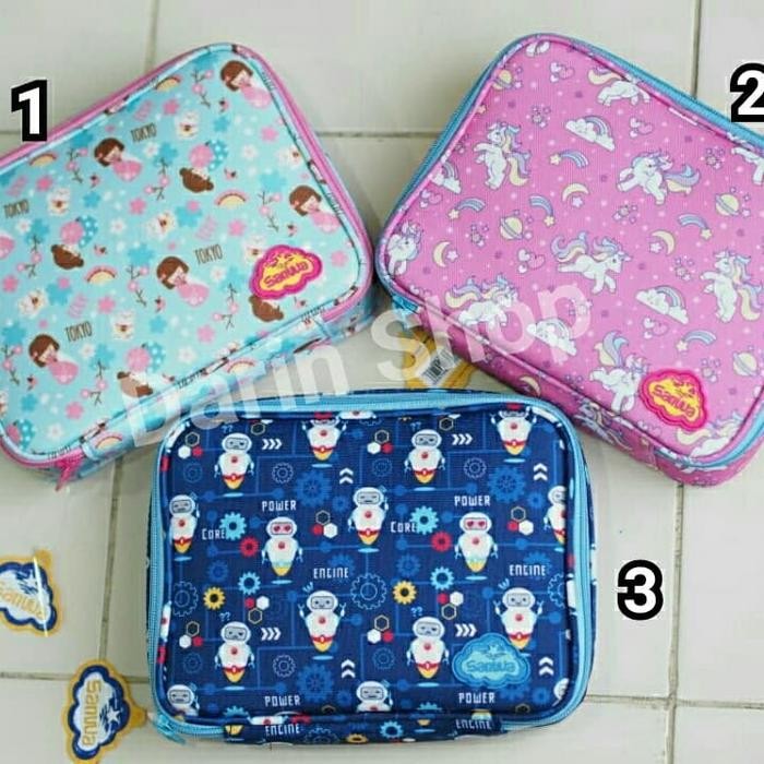 

TEMPAT PENSIL SOFTCASE SANWA SEPERTI SMIGGLE LOOK A LIKE