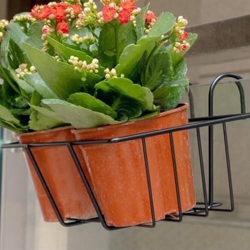 Gantungan Pot Panjang Besi - Rak Pot Bunga Gantung Dinding