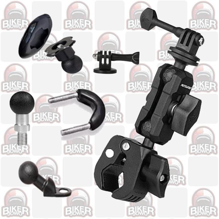 Motowolf Bracket Insta 360 Action Camera Mounting Motor Cam Holder Cam Holder Motor - Action Camera