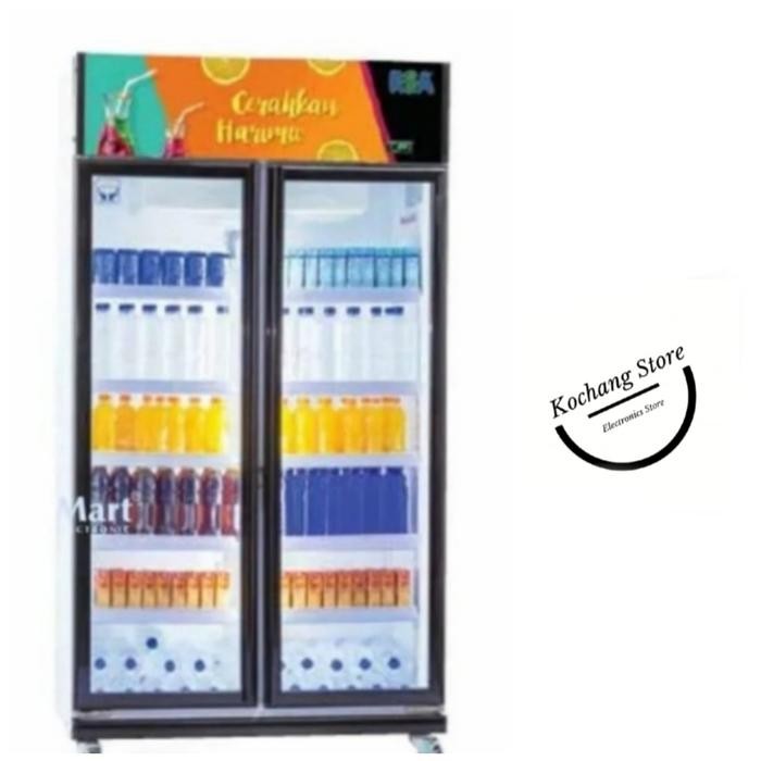 Showcase RSA 2 Pintu 575 Liter Opal