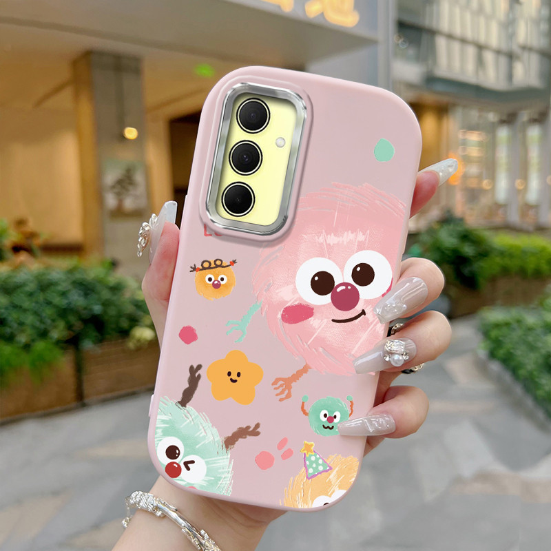 Casing Hp Untuk Samsung Galaxy A35 5G A34 5G A33 5G A32 5G A31 A53 5G A54 5G Case Bola bulu kecil lu