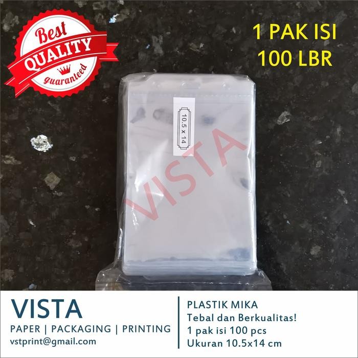 

HRG DISKON Plastik Mika Tempat ID Card / Kartu uk 10.5x14, Lebih TEBAL 015 isi100