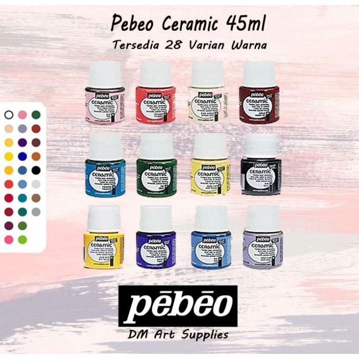 

NEW PRODUK PEBEO CERAMIC 45ML CAT MULTI SURFACE - KERAMIK,TERRACOTA DAN PORCELAIN MAWAR-89