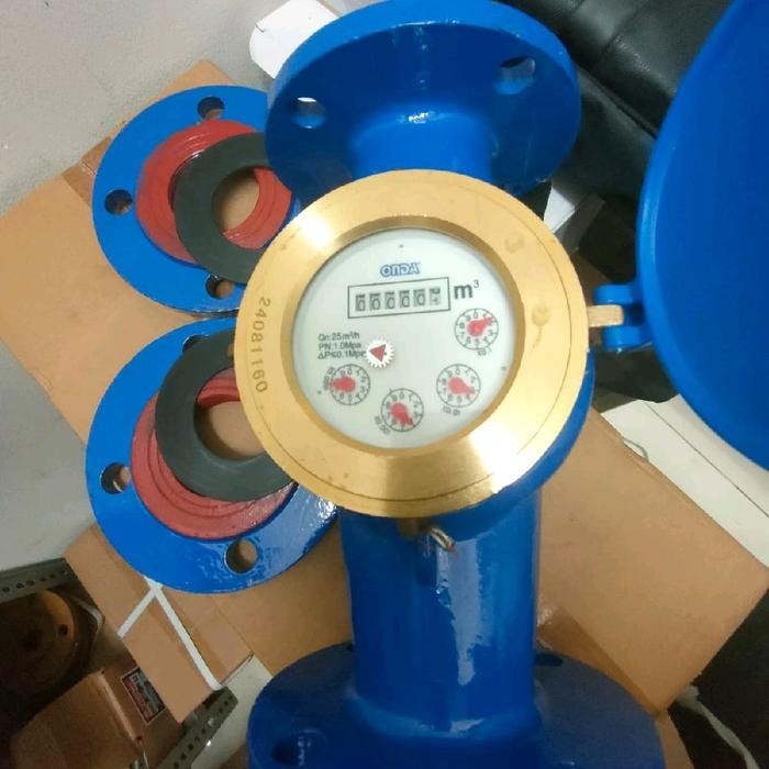 {1Set Flange+Seal}Meteran Air Onda 2 Inch / Water Meter Onda 2 Inch / Flow Meter Onda 2 Inch Dn50Mm