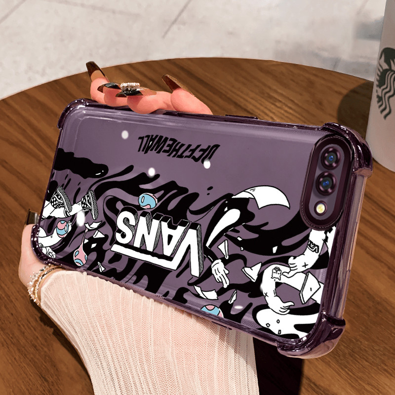 Casing Hp untuk OPPO A5 A3s A12E Realme C1 Case fashion nasa Kasing airbag Kesing Silikon Tipis  Sof