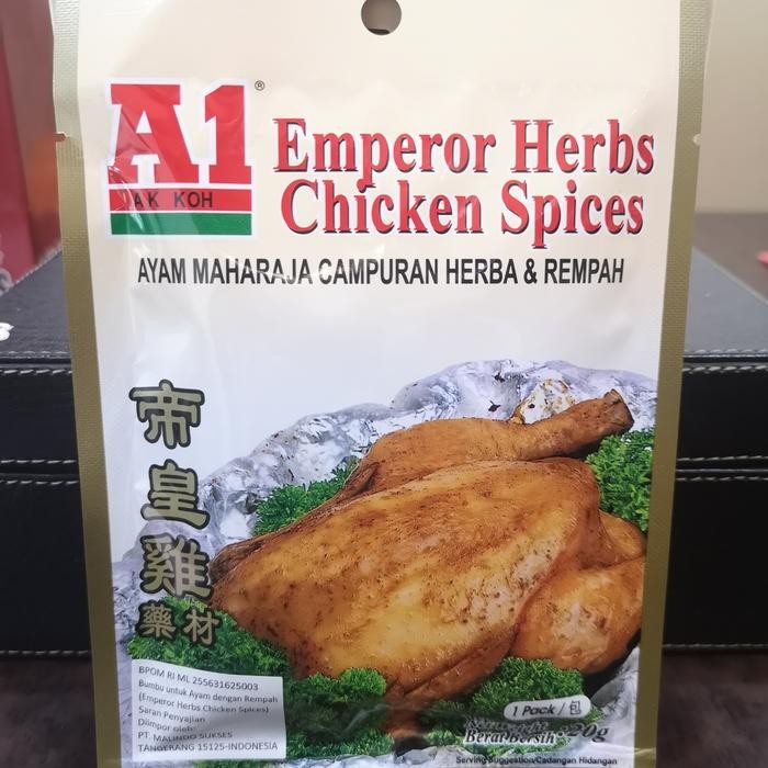 

Stok Baru Bumbu A1 ayam maharaja emperor herbs Chicken spices