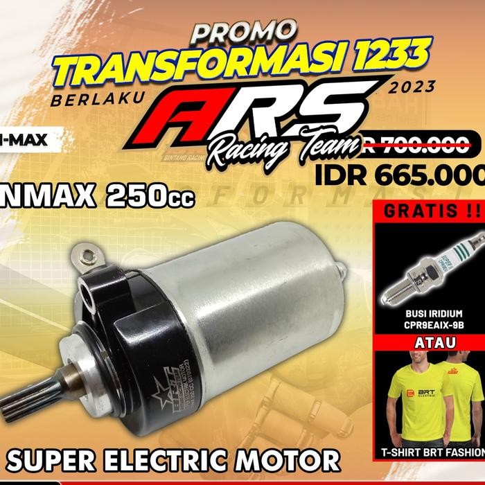 DINAMO STARTER BRT NMAX MIO M3 MIO J - BORE UP 150CC- 250CC FREE BUSI