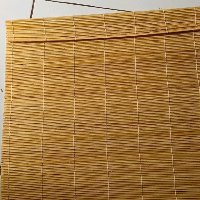 Krey Bambu Gulung Tirai Bambu Dekorasi Jendela Rumah ukuran L*60cm