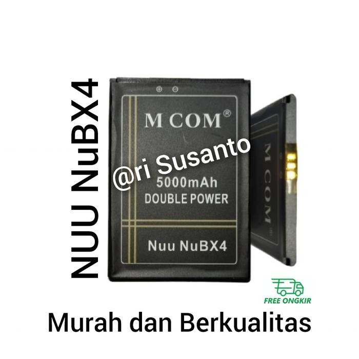 Pilihan- Baterai Mcom For Nuu Mobile X4/Bx4/Nubx4 4G Lte Double Power 5000Mah