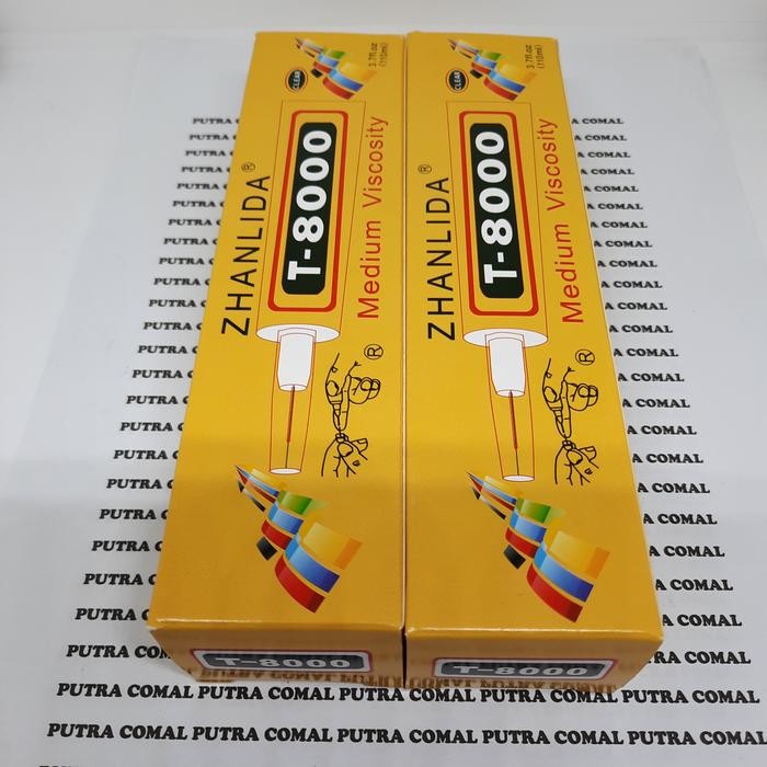 Pilihan- Lem Lcd Touchscreen Zhanlida T8000 T-8000 110Ml Putih Clear Bening