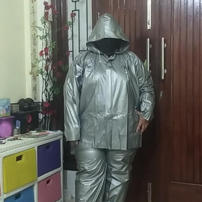 JAS HUJAN MANTEL UKURAN 6XL 6 XL SUPER JUMBO BESAR 90 - 140 KG GEMUK