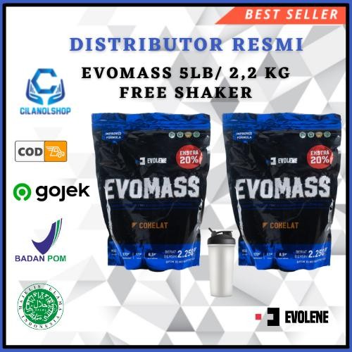Evolene Evo Mass EvoMass Gainer 5lb 2,2 kg Gr 2250gram 2250gr 5lbs