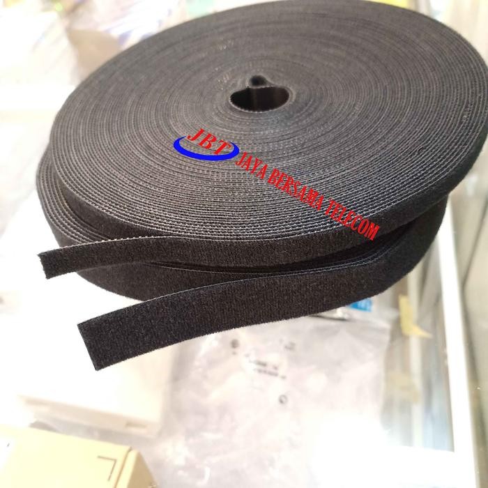 

Velkro Tape Perekat Lebar 2Cm/Pengikat Kabel Organizer Hook/Loop Lebar 2Cm Pajang 25Yard