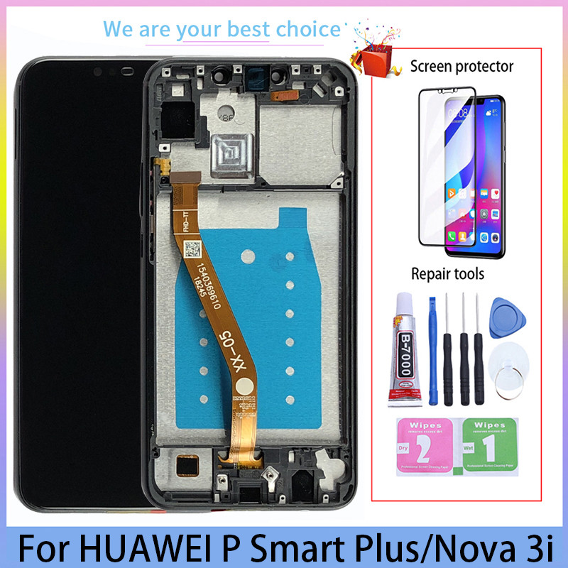 6.3" AAA Quality Nova 3i For Huawei P Smart Plus LCD Display Touch Screen Digitizer Assembly With Fr