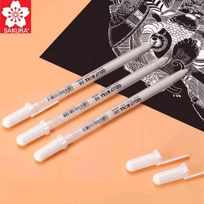 OJ Sakura Gelly Roll / Pen Putih