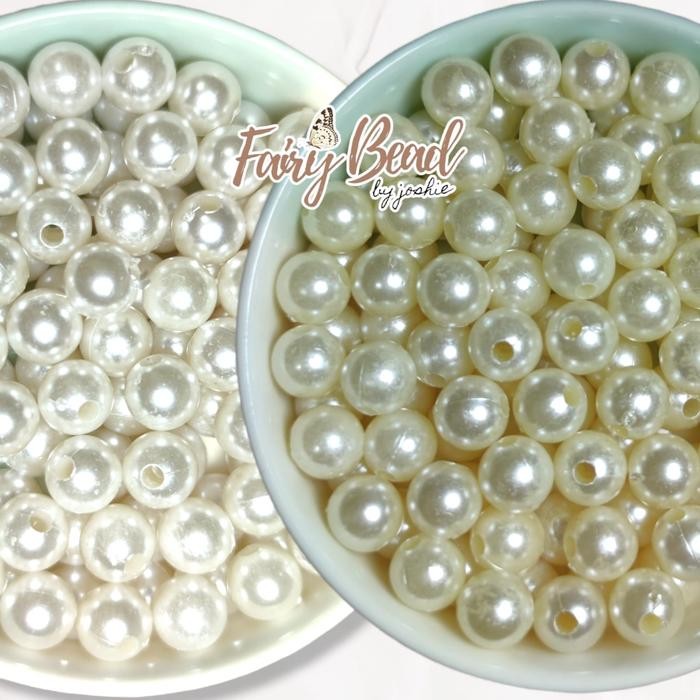 

New (30g) Manik Mote Mutiara Ringan Pearl Plastik Untuk Keranjinan / DIY
