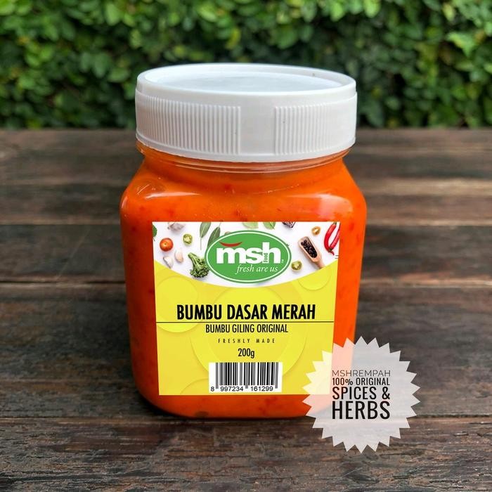 

Stok Baru MSH Bumbu Dasar Merah 200gr